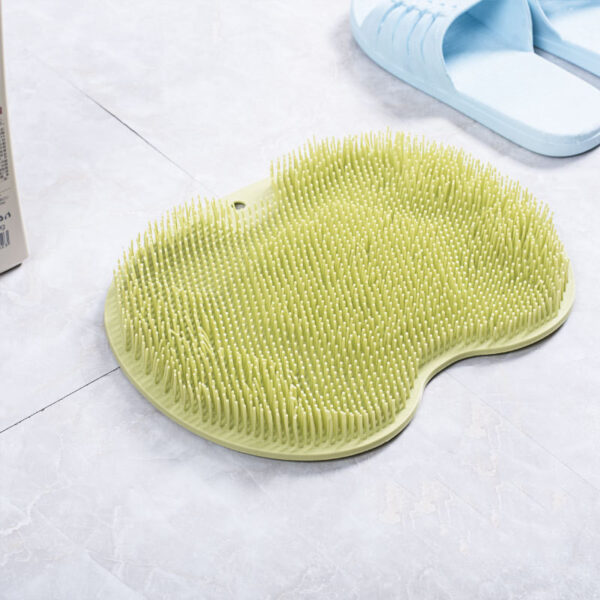 Massage Bath Brush Bathroom Non-slip Bath Mat Back Massage Brush Silicone Suction Cup Foot Rub Pad Body Cleaning Bathing Tool - Image 8