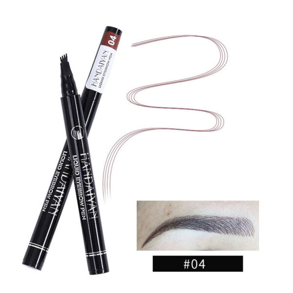 Four-head Eyebrow Pencil Liquid Eyebrow Pencil Tattoo Eyebrow Pencil Eyebrow Pencil 4-head Eyebrow Pencil Four-jaw Eyebrow Pencil - Image 6
