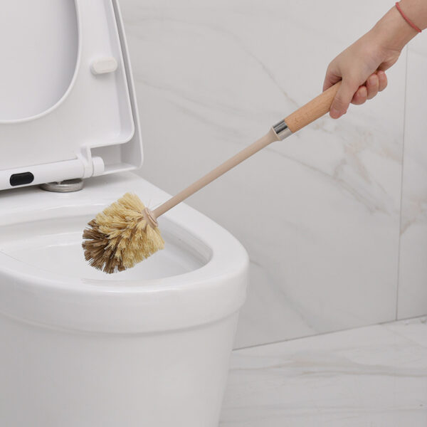 Wooden Household Handle Toilet Brush Cleaning Tools Bathroom Cleaning Brush Kitchen Floor Cleaner Brushes - Image 8