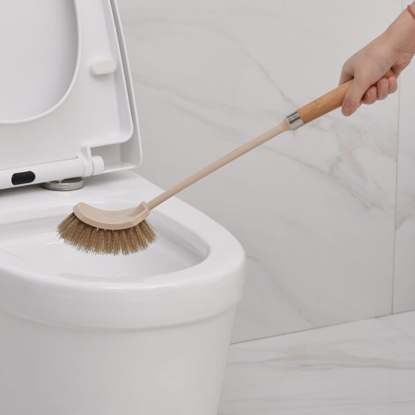 Wooden Household Handle Toilet Brush Cleaning Tools Bathroom Cleaning Brush Kitchen Floor Cleaner Brushes - Image 6