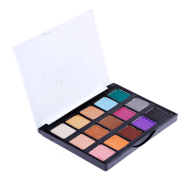 Palette Matte Eyeshadow Pallete Glitter Powder Eye Shadow Earth Shadow Brush Set - Image 7