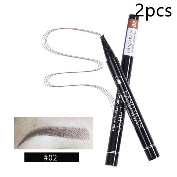 Four-head Eyebrow Pencil Liquid Eyebrow Pencil Tattoo Eyebrow Pencil Eyebrow Pencil 4-head Eyebrow Pencil Four-jaw Eyebrow Pencil - Image 3