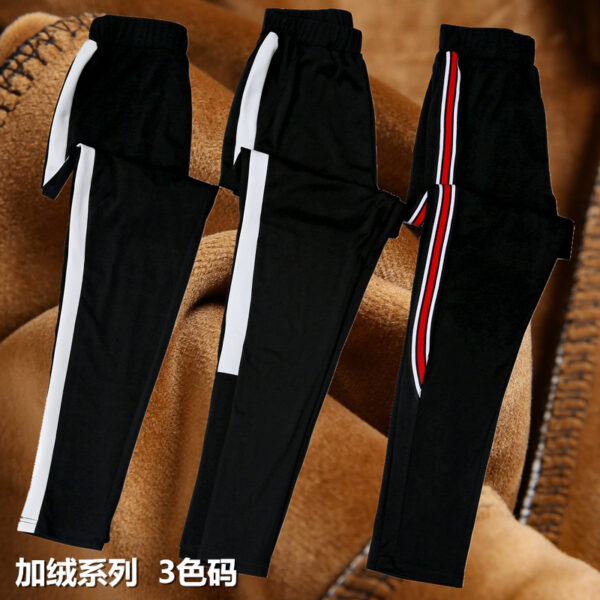 autumn and winter new style, cashmere and thick sports trousers, women's casual pants - Image 8