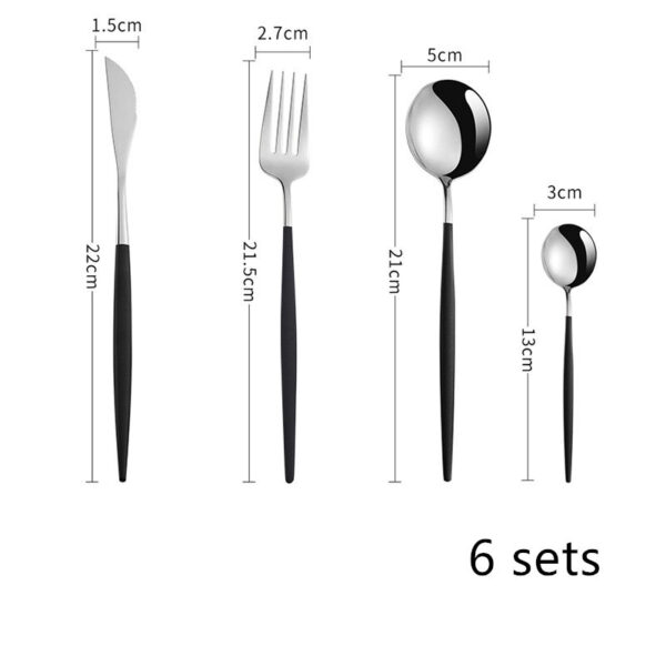tableware stainless steel spoon set - Image 6