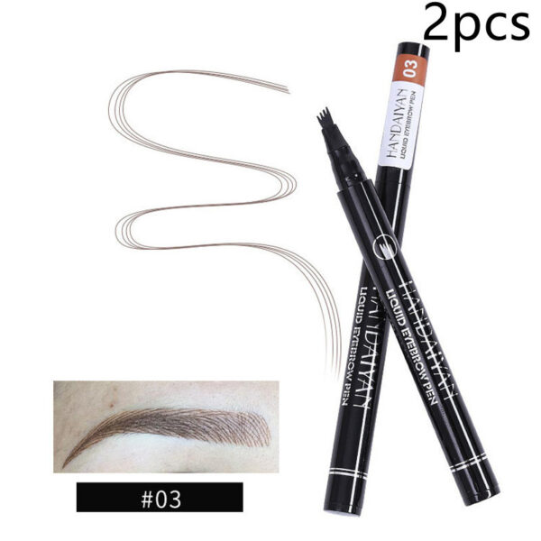 Four-head Eyebrow Pencil Liquid Eyebrow Pencil Tattoo Eyebrow Pencil Eyebrow Pencil 4-head Eyebrow Pencil Four-jaw Eyebrow Pencil - Image 9