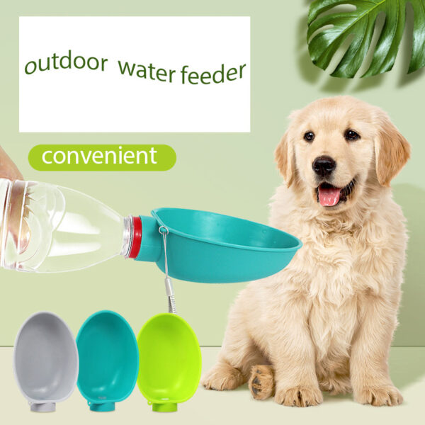 Portable Dog Drinking Bowl Outdoor Water Feeding Pet Outside Water Cup Dog Kettle For Small Breeds Dogs Pets Products - Image 5
