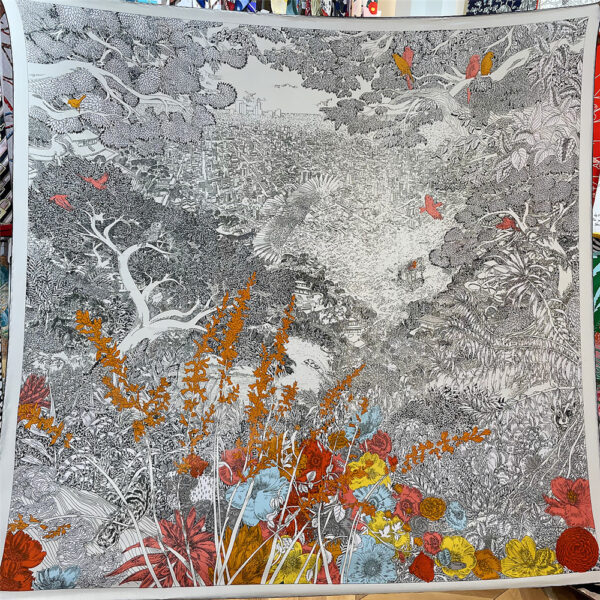 Silk-like Wool All-matching Warm Shawl Scarf - Image 9