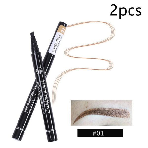 Four-head Eyebrow Pencil Liquid Eyebrow Pencil Tattoo Eyebrow Pencil Eyebrow Pencil 4-head Eyebrow Pencil Four-jaw Eyebrow Pencil - Image 8