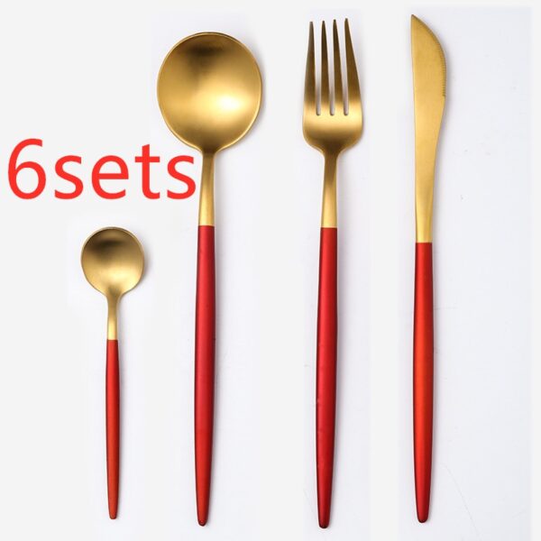 tableware stainless steel spoon set - Image 5